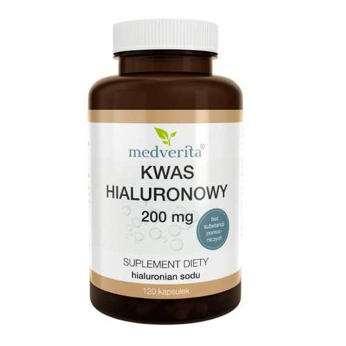 MEDVERITA Kwas Hialuronowy 200 mg 120 kaps