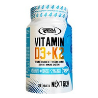 REAL PHARM Vitamin D3 + K2 90 tabs