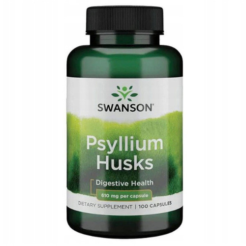 SWANSON Psyllium Husks Babka Płesznik 610mg 100 kaps