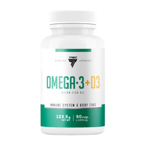 TREC Omega 3 + D3 90 kaps