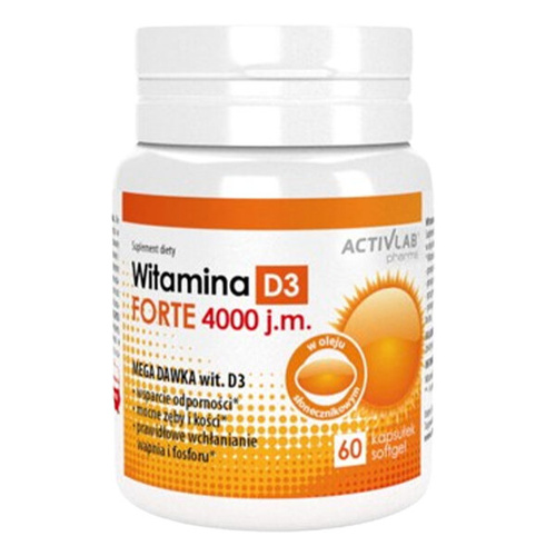 Witamina D ACTIVLAB Witamina D3 Forte 4000 60 kaps