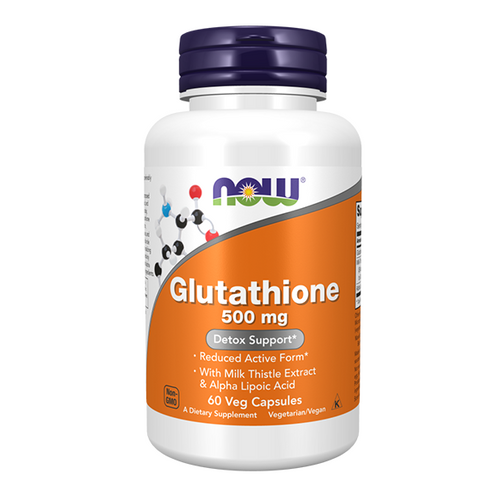 NOW FOODS Glutathione Glutathion 500mg 60 vege kaps