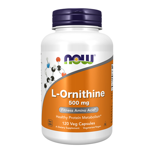 NOW FOODS L-Ornityna 500mg 120 vkaps