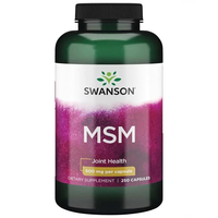 SWANSON MSM 500mg 250 kaps