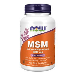 NOW FOODS MSM Metylosulfonylometan 1000mg 120 kaps