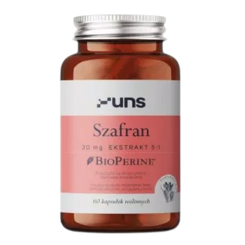 UNS Szafran + Bioperine 60 kaps