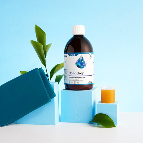 AURA HERBALS Colladrop Flex - Kolagen Morski 5000 mg 500 ml