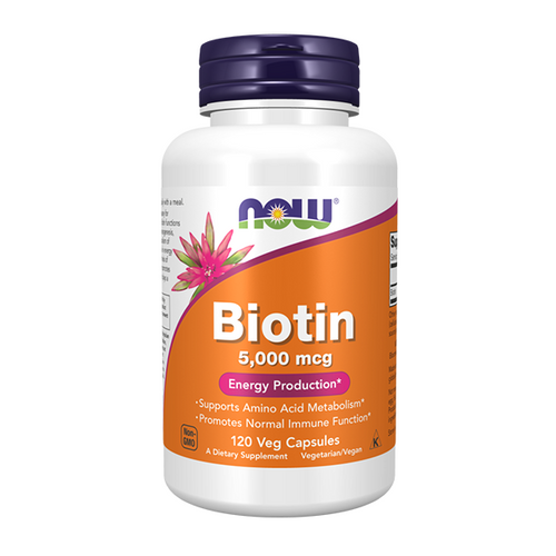 NOW FOODS Biotin 5000 mcg 120 kaps