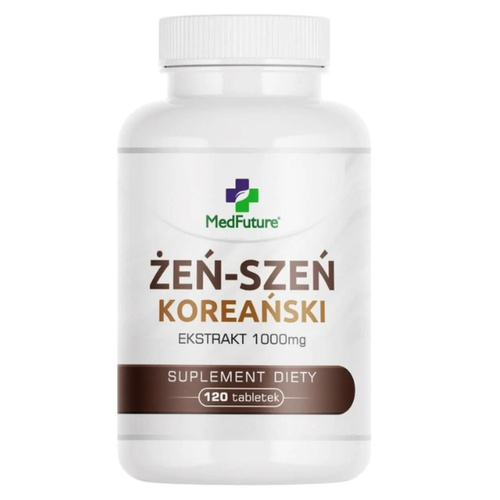 MEDFUTURE Żeń-Szeń Koreański 1000 mg 120 tabl