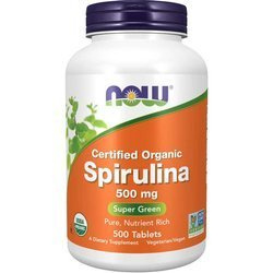 NOW FOODS Spirulina 500mg 500 tabl