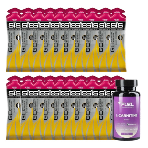 20 x SIS Energy Go 60 ml + 4F FUEL L-Carnitine 60 kaps