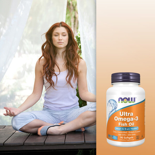 NOW FOODS Ultra Omega-3 1000mg 90 kaps