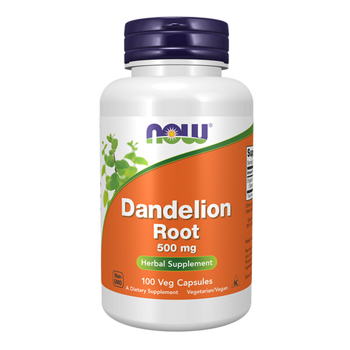 NOW FOODS Dandelion Root - Mniszek Lekarski 500mg 100 vkaps