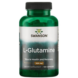 SWANSON L-glutamina 500mg 100 kaps