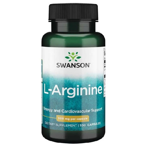 SWANSON L-Arginina 500 mg 100 kaps