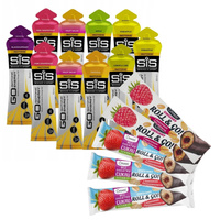 SIS Energy Go - Żel Izotoniczny 10 x 60 ml + 5x CORNEXI ROLL & GO Baton Owsiany 30 g