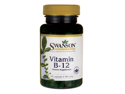 SWANSON Witamina B-12 500mcg 100 kaps