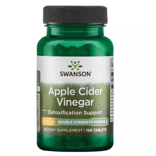 SWANSON Apple Cider Vinegar 200mg 120 kaps