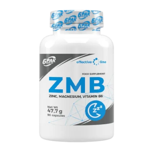 6PAK EL ZMB Zinc Magnesium Vitamin B6 90 kaps