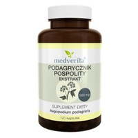 MEDVERITA Podagrycznik Pospolity 500mg 120 kaps