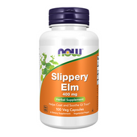 NOW FOODS Slippery Elm - Wiąz Czerwony 400mg 100 kaps