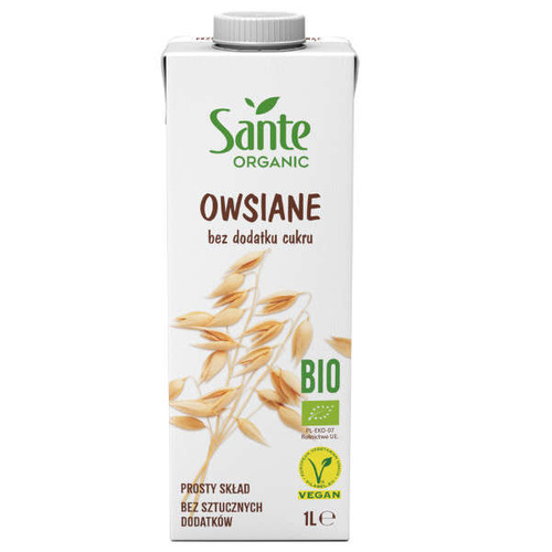 SANTE Organic Napój Owsiany 1 L