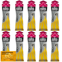 10x SIS Energy Go - Żel Izotoniczny 60 ml + nowmax® Isotonic Drink 25 g