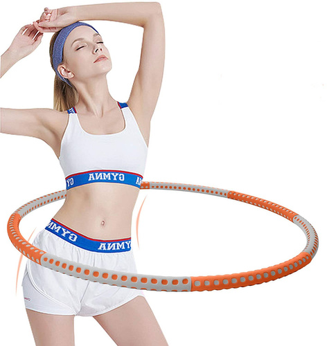 TvvaaFog HUP-20E Hula Hoop składany pomarańczowo-szary
