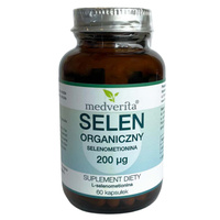 MEDVERITA Selen Organiczny Selenometionina 200mcg 60 kaps