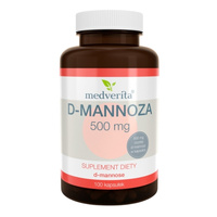 MEDVERITA D-mannoza 500 mg 100 kaps