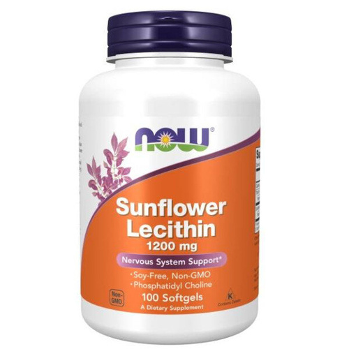 NOW FOODS Sunflower Lecithin 100 kaps