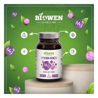 BIOWEN Cytrynian Magnezu + B6 100 kaps