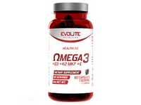 EVOLITE Omega 3 + D3 + K2 MK7 + E 60 kaps