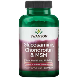 SWANSON Glucosamine Chondroitin & MSM 120 tab