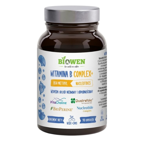BIOWEN Witamina B-Complex 90 kaps + ZIPKLICK Uniwersalna podstawka uchwyt do smartfonu