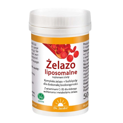 DR. JACOB'S Żelazo Liposomalne w Proszku 50 g
