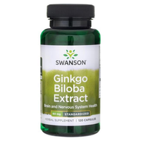 SWANSON Ginkgo Biloba Ekstrakt 60mg 120 kaps
