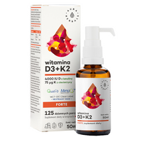 AURA HERBALS Witamina D3 4000 IU + K2MK7 MCT 50 ml