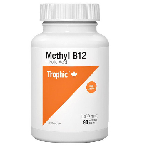 TROPHIC Methyle B12 + Acide Folique 1000mg 90 tabl