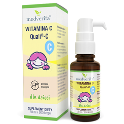 MEDVERITA Witamina C w kroplach dla dzieci Quali-C 30ml