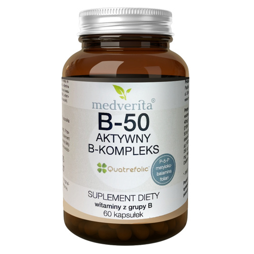 MEDVERITA B-50 aktywny B-kompleks 60 kaps