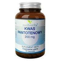 MEDVERITA Kwas Pantotenowy 200mg 90 kaps
