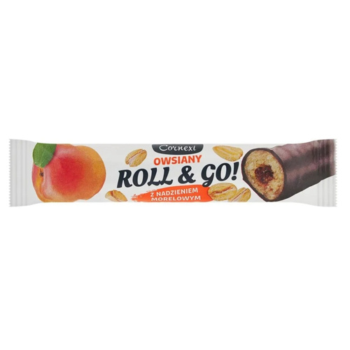 CORNEXI ROLL & GO Baton Owsiany z Nadzieniem Morelowym 30 g