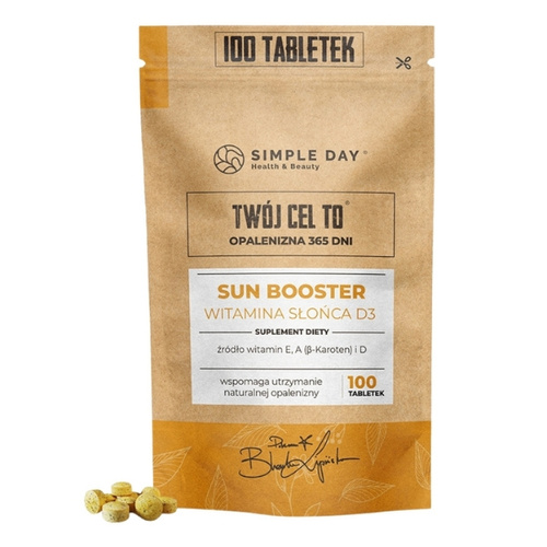 TWÓJ CEL TO Sun Booster Witamina A E D3 Beta Karoten 100 tabs