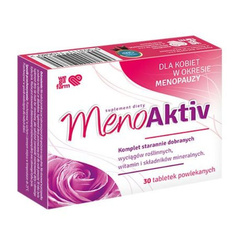 WEGAFARM MenoAktiv 30 tabl (menopauza, witamina D, B6, B12)