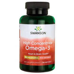 SWANSON High Concentrate Omega 3 120 kaps