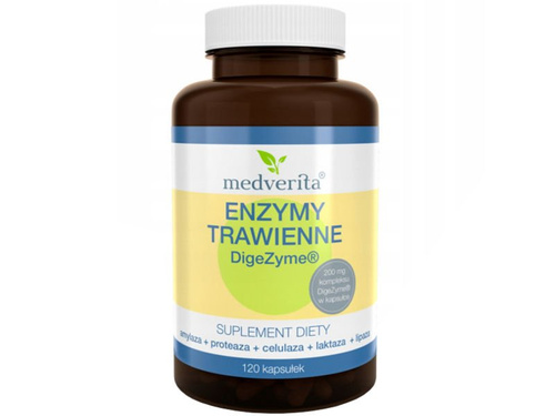 MEDVERITA Enzymy Trawienne DigeZyme 120 kaps