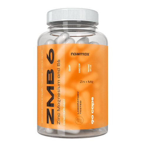 nowmax® ZMA + B6 90 kaps