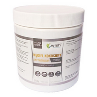 WISH Węgiel Kokosowy Aktywowany 250g proszek