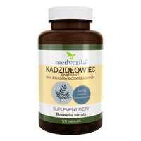 MEDVERITA Kadzidłowiec 65% Kwasów Bosweliowych 120 kaps